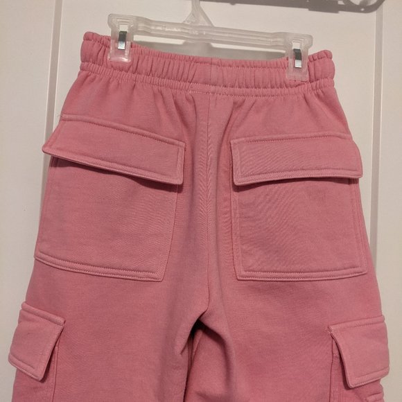 Pink cargo sweatpants - Picture 1 of 7